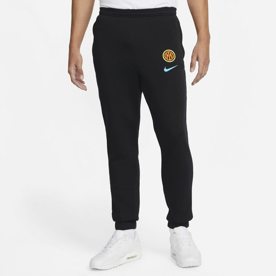 Inter Housut Fleece - Musta/Sininen