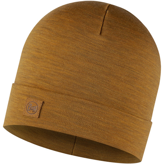Buff Merino Heavyweight Beanie - Solid Mustard - Unisex - OneSize