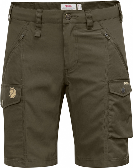 Nikka Shorts Curved W Dark olive 34