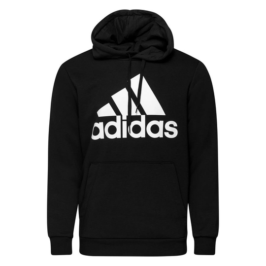 adidas Huppari Big Logo Fleece - Musta/Valkoinen