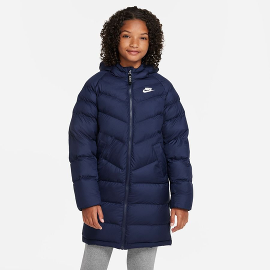 Nike Talvitakki NSW synthetic-fill Parka - Navy/Valkoinen Lapset