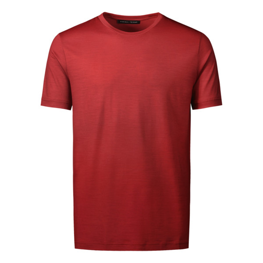Formal Friday Ultrafine Merino T-shirt - Wine - Unisex - M