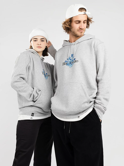 Blue Tomato Knit Flowers Hoodie harmaa