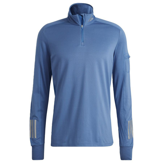 adidas Harjoituspaita Own The Run Warm 1/2 Zip - Sininen