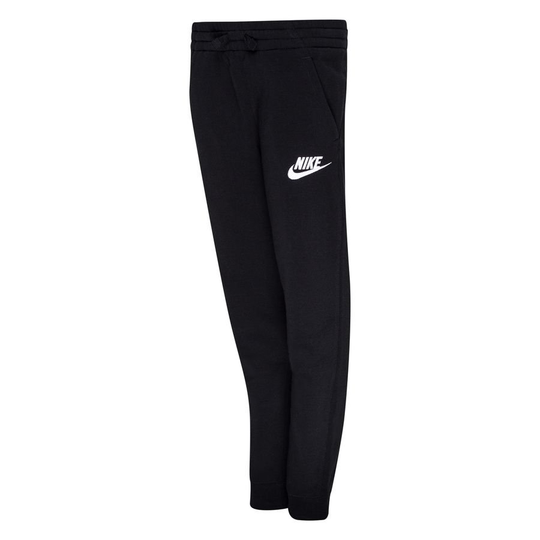 Nike NSW Housut Fleece Club - Musta/Valkoinen Lapset