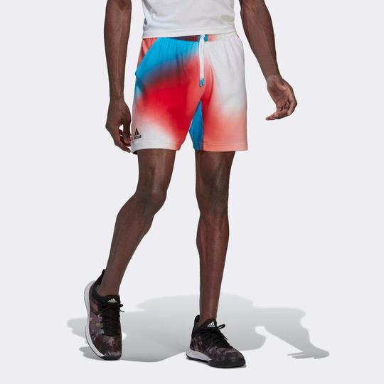 Adidas Melbourne Ergo Printed Short 7 In, Miesten padel ja tennis shortsit