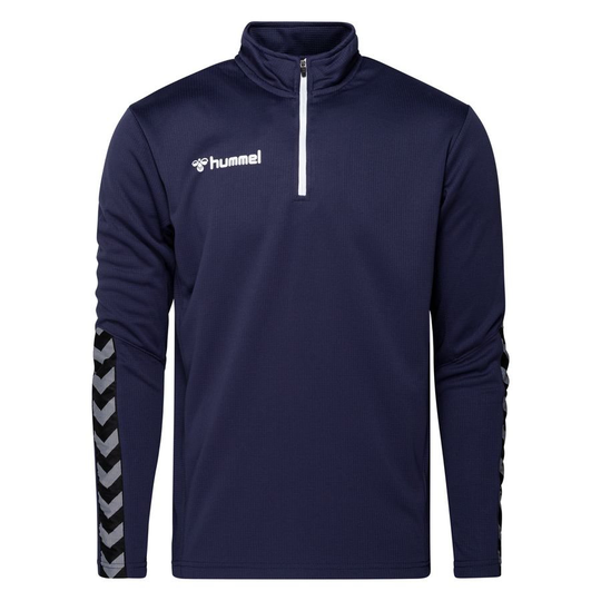 Hummel Harjoituspaita Authentic 1/2 Zip - Navy/Valkoinen