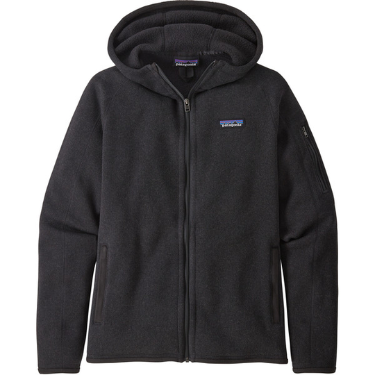 Patagonia W' S Better Sweater Hoody - Black - Naiset - S