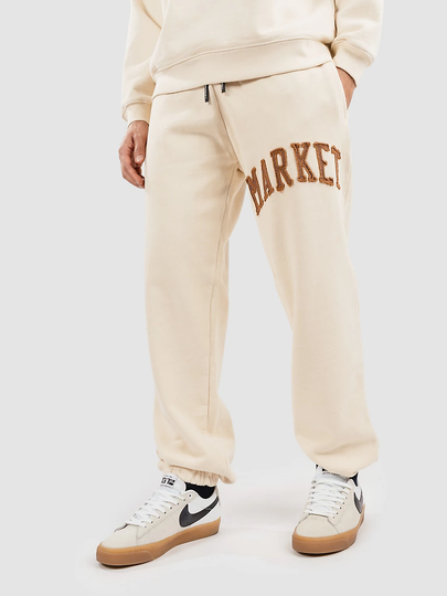 Market Vintage Washed Jogging Pants valkoinen