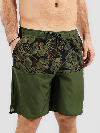 Salty Crew Doubletime Elastic Utility Boa Shorts vihreä