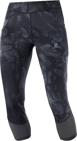 Cross Run 21" Tight W Musta / Harmaa XS