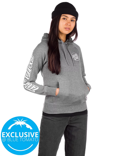 Santa Cruz Tie Dye Hand Hoodie harmaa