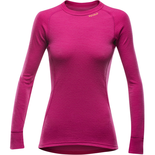 Devold Duo Active Woman Shirt - Cerise - Naiset - XS
