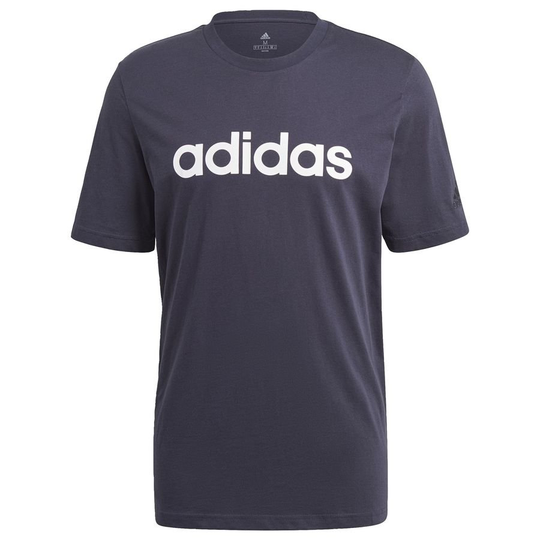 adidas T-paita Essentials Linear - Navy/Valkoinen