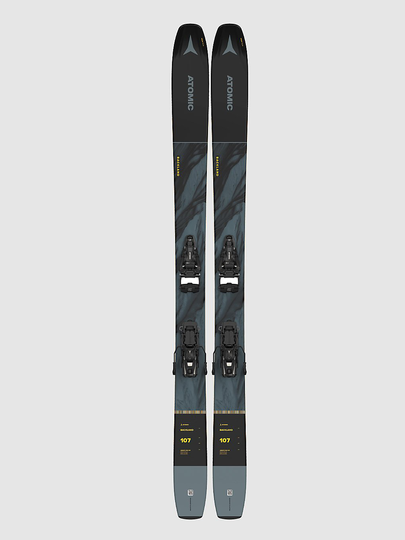 Atomic Backland 107mm 175 + Shift 13 MNC 2023 Ski Set musta