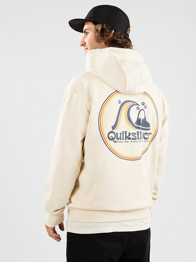 Quiksilver Rolling Circle Hoodie valkoinen