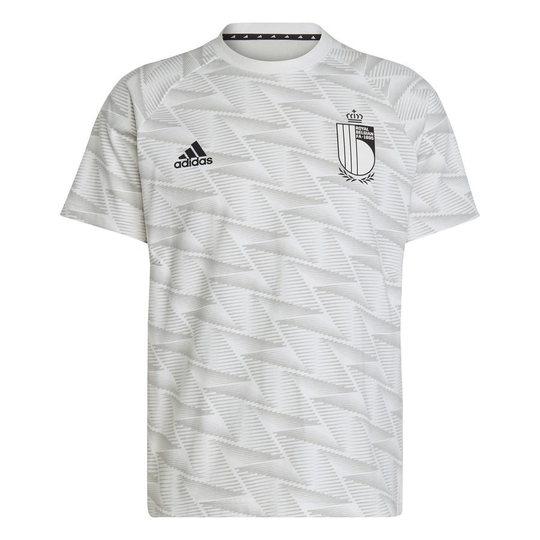 Belgia T-paita Travel Designed For Gameday Mm 2022 - Valkoinen - adidas, koko Large