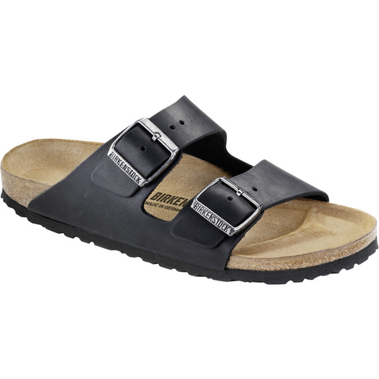 Birkenstock Arizona - Oiled Black - Unisex - 36