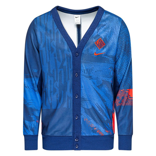 Englanti Cardigan Paita Dri-fit Player - Sininen/punainen - Nike, koko Large