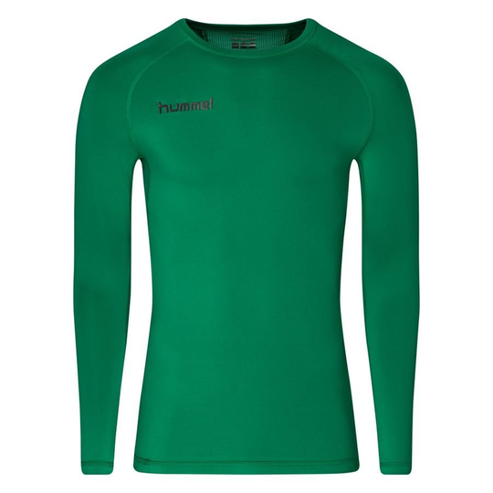 Hummel First Performance Baselayer Pitkähihainen - Vihreä