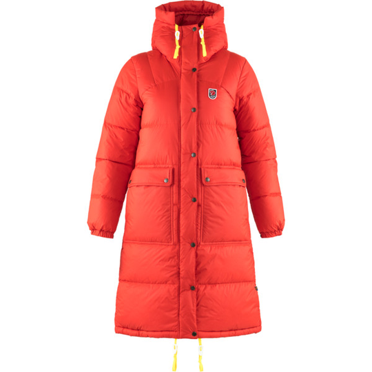Fjällräven Expedition Long Down Parka W - True Red - Naiset - L