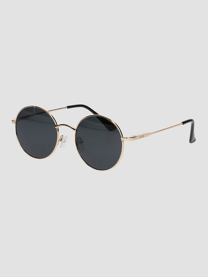 Glassy Mayfair Premium Polarized Gold Sunglasses musta