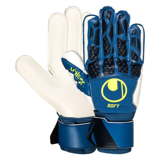 Uhlsport Maalivahdin Hanskat Hyper Act Soft Pro - Sininen/Valkoinen/Keltainen