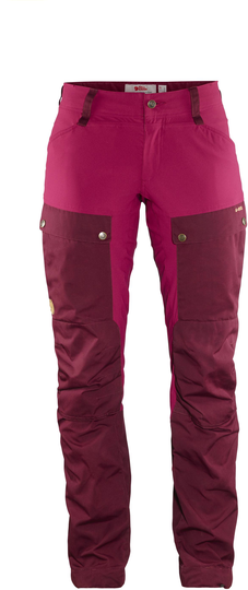 Keb Trousers Curved Women's Short Dark Garnet/Plum 34