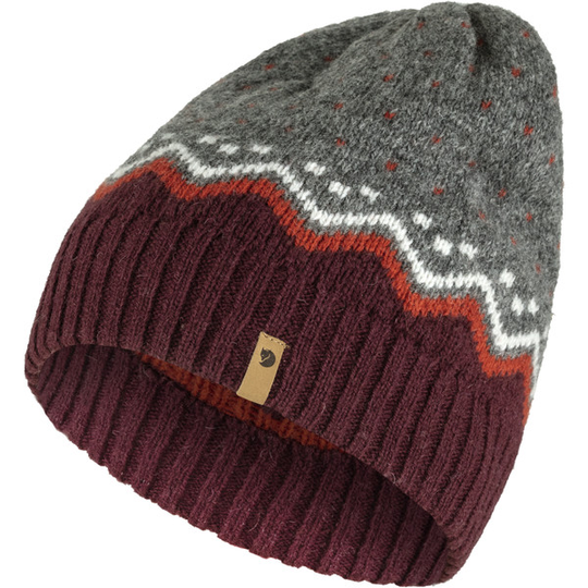 Fjällräven Övik Knit Hat - Dark Garnet - Unisex - OneSize