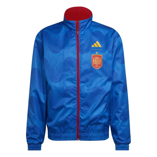 Espanja Käännettävä Treenitakki Anthem MM 2022 - Punainen/Navy - adidas, koko Small