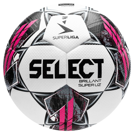 Select Jalkapallo Brillant Super UZ V22 3F Superliga - Valkoinen/Pinkki