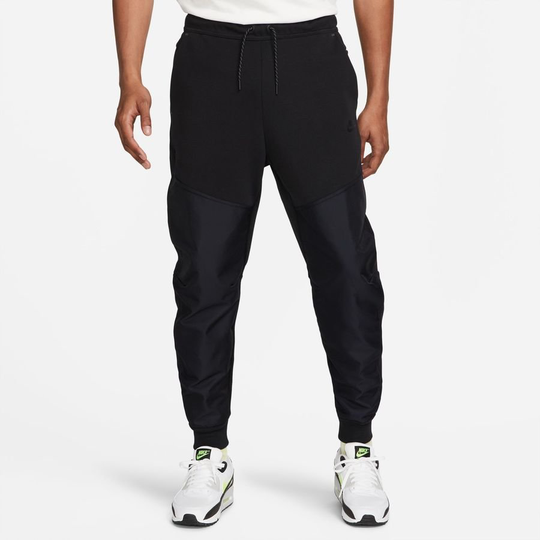 Nike Collegehousut Tech Fleece Overlay - Musta
