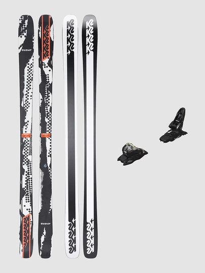 K2 Sight 88mm 149 + Squire 11 2023 Ski Set kuviotu