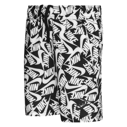 Nike Shortsit NSW Woven - Musta/Valkoinen Plus Size Lapset