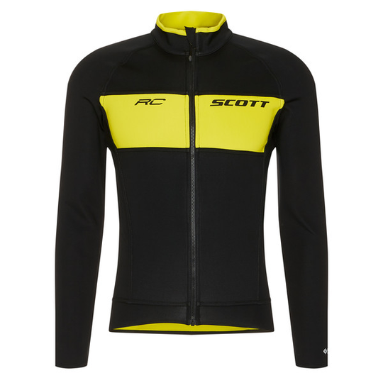 Scott Sco Jacket Ms Rc Warm Reversible Wb - Black/sulphur Yellow - Miehet - S