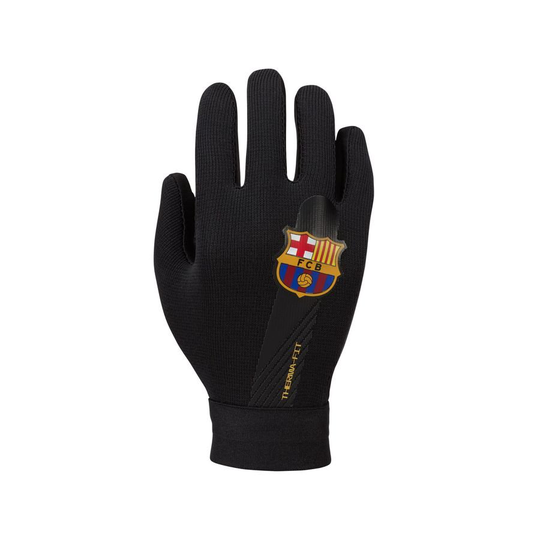 Barcelona Pelihanskat Academy Hyperwarm Winter Warrior - Musta/keltainen Lapset - Nike, koko Kids Small