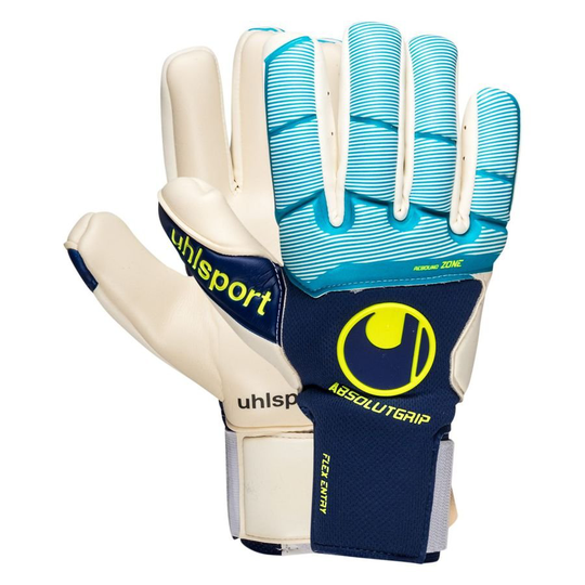 Uhlsport Maalivahdin Hanskat Absolutgrip Tight HN - Sininen/Turkoosi/Keltainen