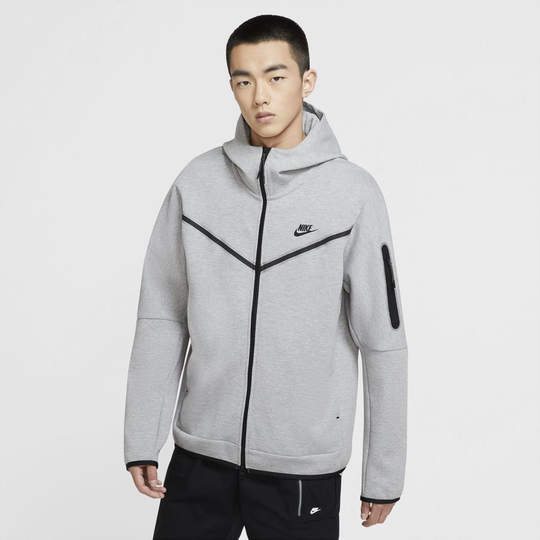 Nike Huppari Nsw Tech Fleece - Harmaa/musta, koko Medium