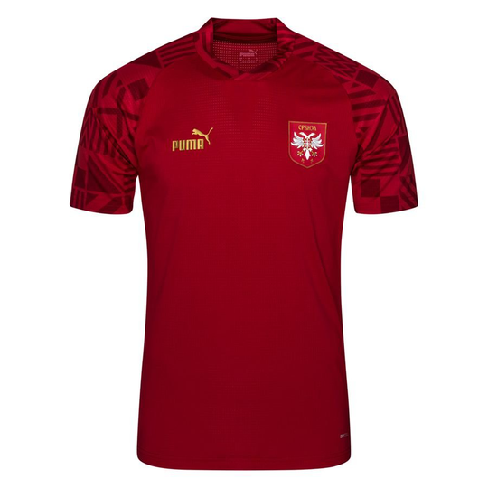 Serbia Treenipaita Pre Match MM 2022 - Punainen/Kulta