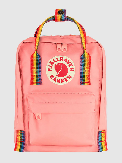 Fjällräven Kanken Rainbow Mini Backpack pinkki