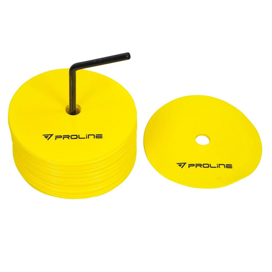 PROLINE Marker Spot Set 20-pack, Jalkapallo tekniikkaharjoittelu