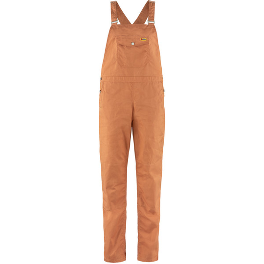 Fjällräven Vardag Dungaree Trousers W - Desert Brown - Naiset - L