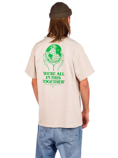 Dravus Hands Together T-Shirt ruskea