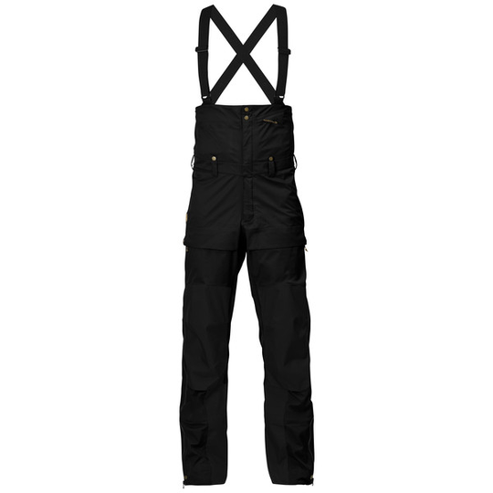 Fjällräven Keb Eco-shell Bib Trousers M - Black - Miehet - XS