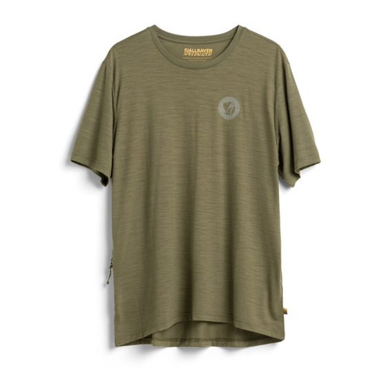 Fjällräven S/f Wool T-shirt M - Green - Miehet - S