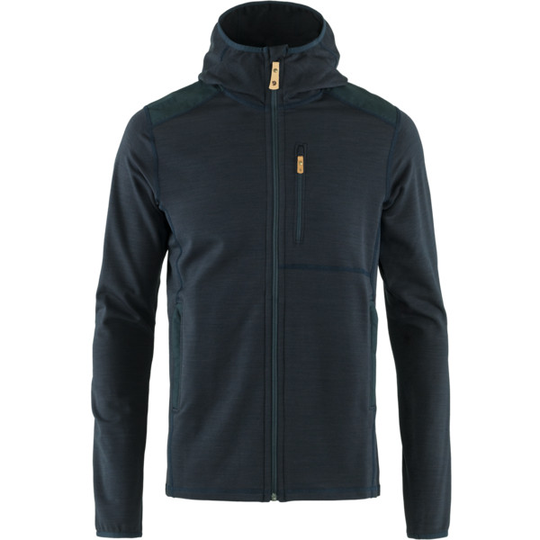 Fjällräven Keb Fleece Hoodie M - Dark Navy - Miehet - L