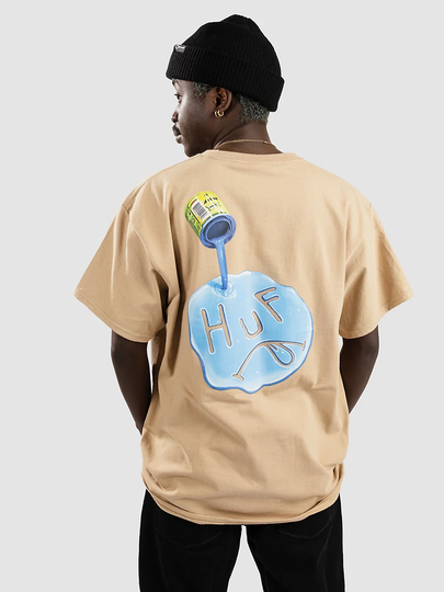 HUF Happy Accidents T-Shirt ruskea