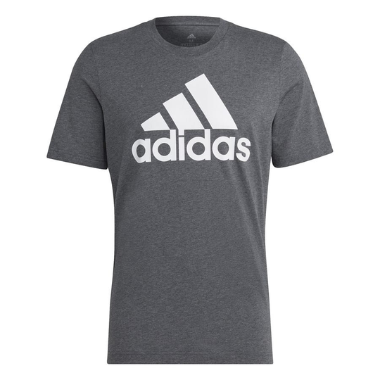 adidas T-paita Essentials Big Logo - Harmaa/Valkoinen
