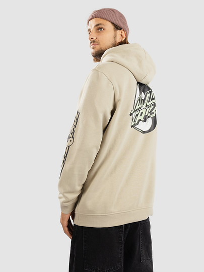 Santa Cruz Yin Yang Dot Hoodie ruskea