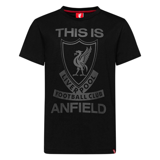 Liverpool T-paita TIA - Musta/Harmaa Lapset